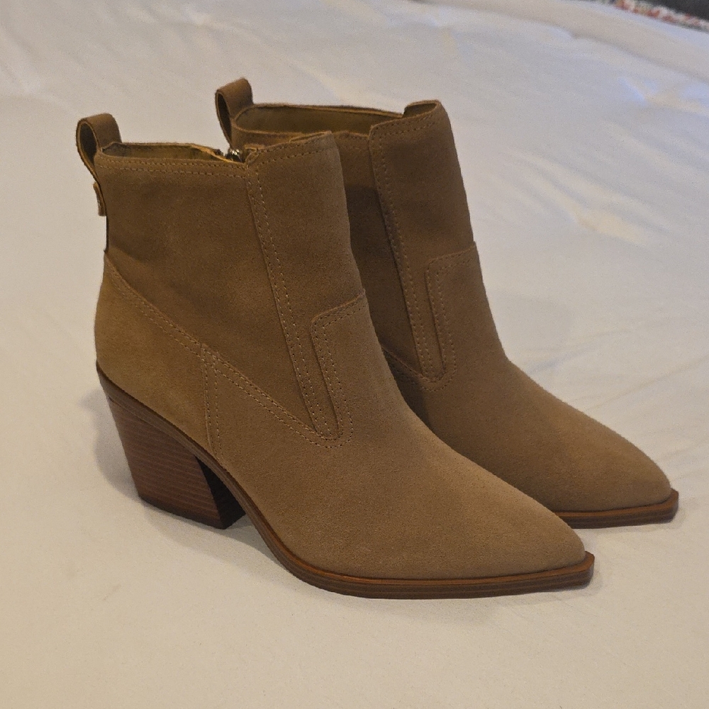 Vince Camuto Brown Ankle Booties